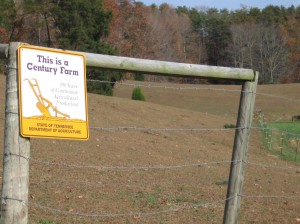 Century Farm Sign on Darnell Farm