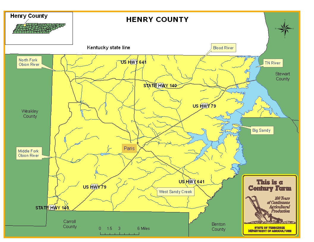 Henry County Map
