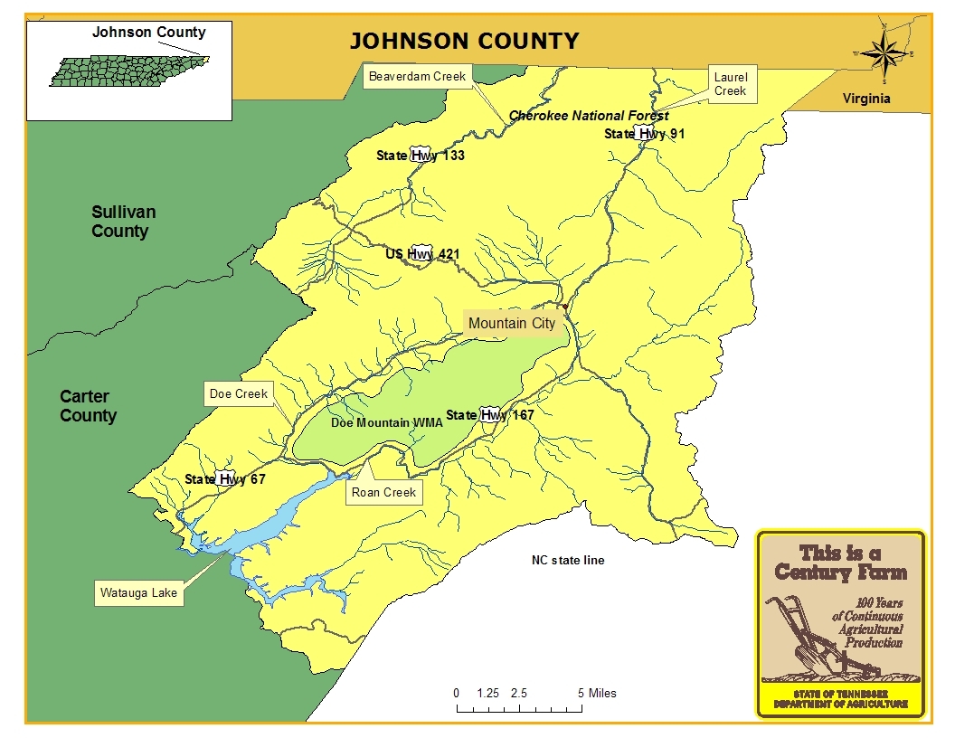 Johnson County Map