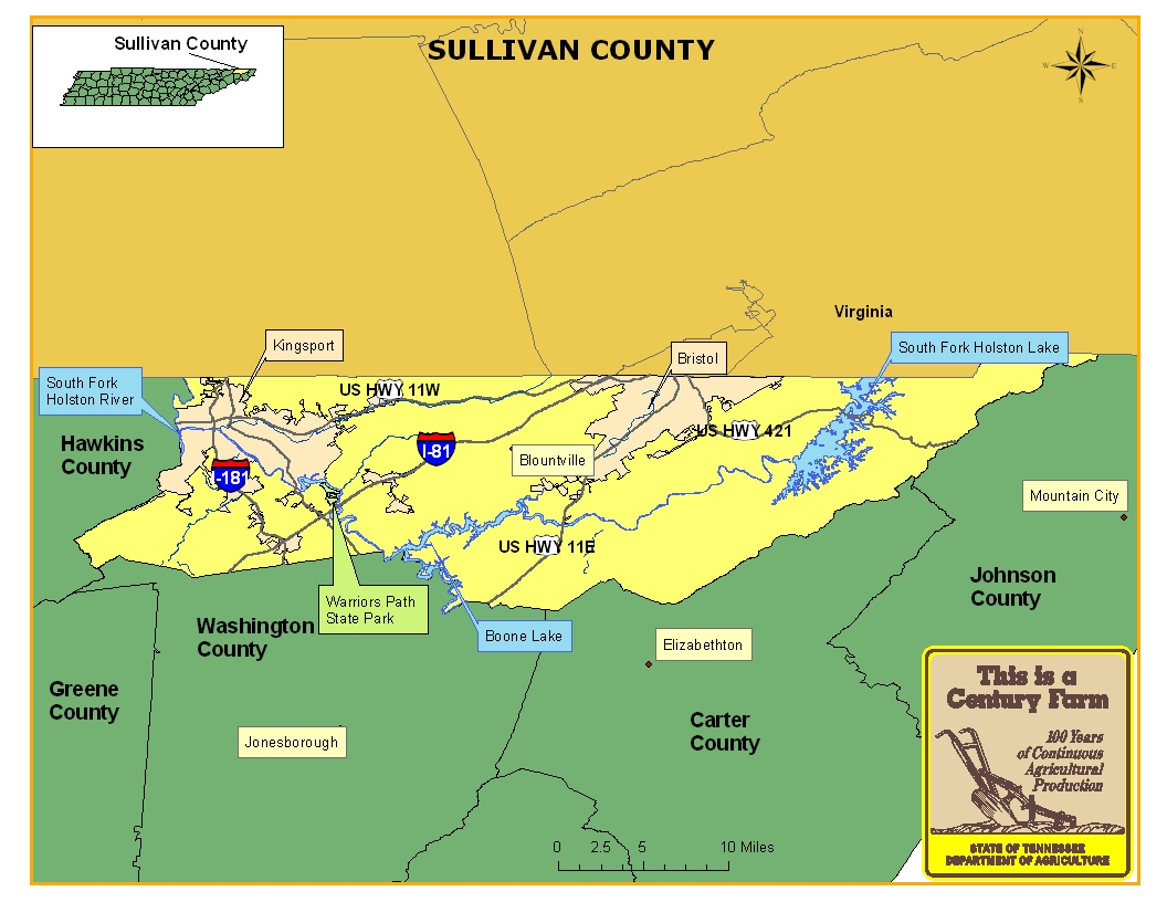 Sullivan County Tennessee Century Farms